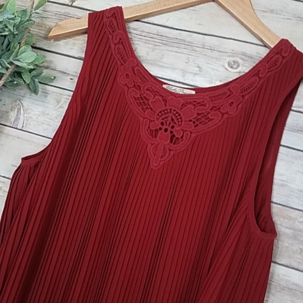 Lucky Brand Pleated Top